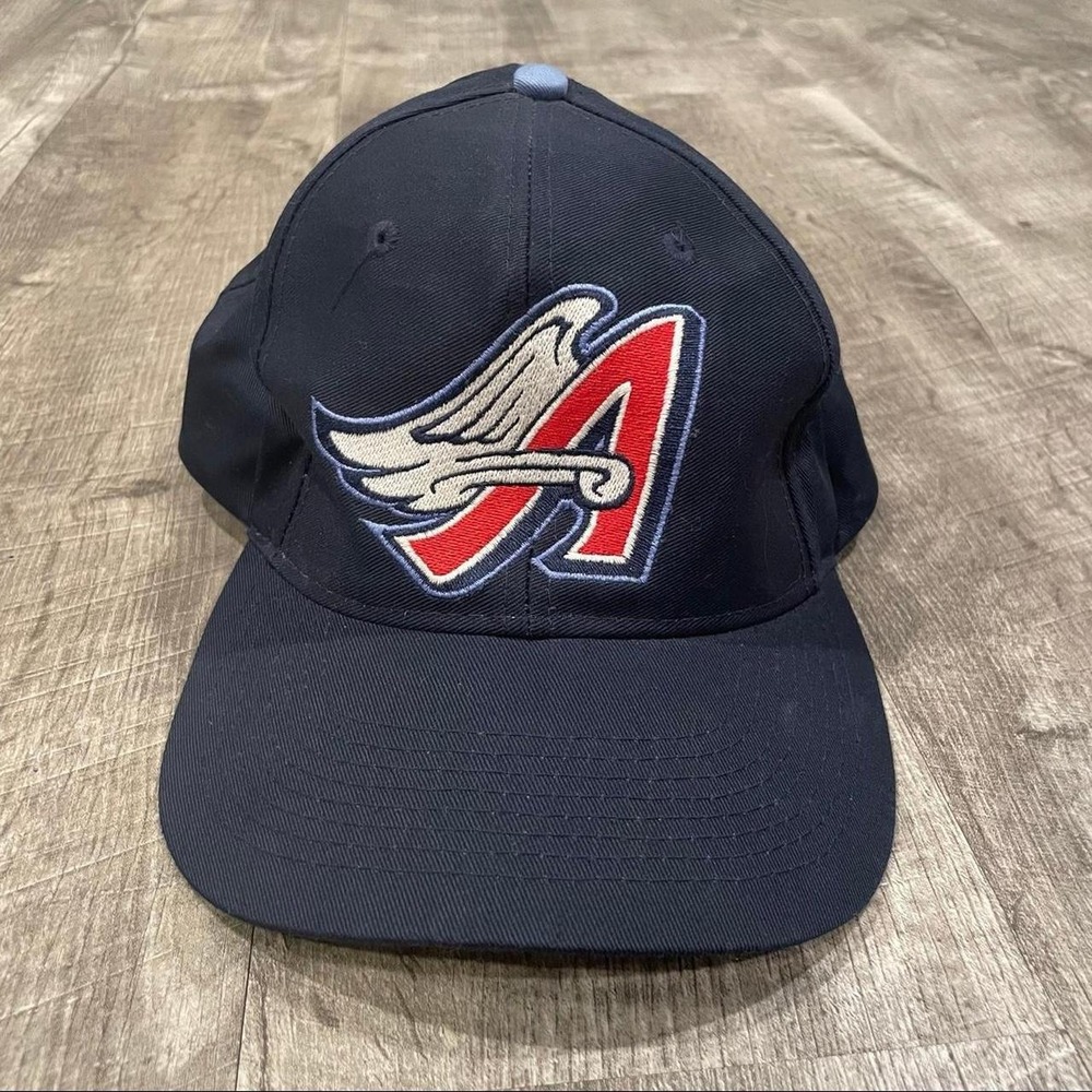 Vintage y2k los angeles angels baseball snapback hat - adult size